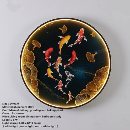DecorBites™ Chinese Picture Wall Decoration Lamp - Modern LED Lighting for Home Décor