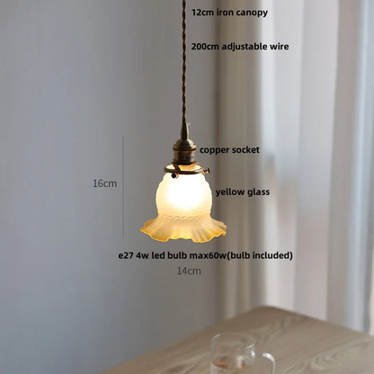 DecorBites™ Ceramic Walnut Pendant Light with LED, Adjustable Hanging Lamp
