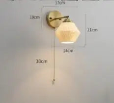 DecorBites™ LED Wall Lamp 4W Beside Home Lighting with Knob Switch