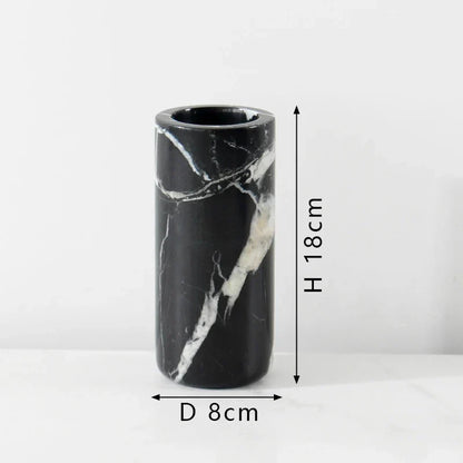 DecorBites™ Grand Antique Marble Stone Storage Jar Luxury Box