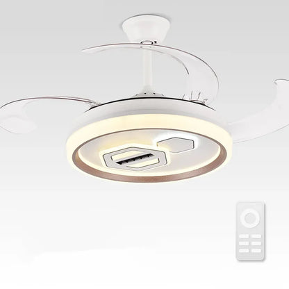 DecorBites™ Adjustable Blade Ceiling Fan Light with Remote-Controlled LED - Elegant Home Decor