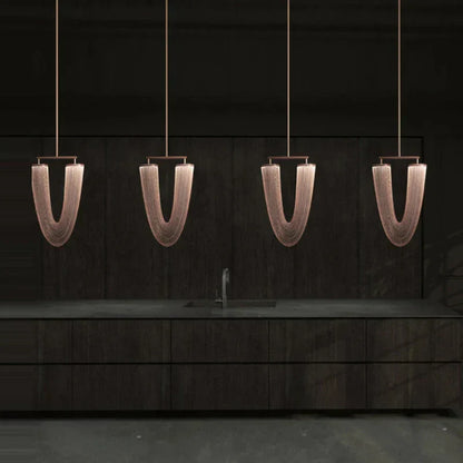 DecorBites™ LED Aluminum Ceiling Chandelier Lighting Hanging Lamps for Foyer