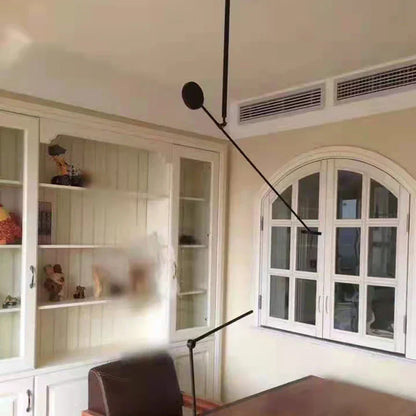 DecorBites™ Black Metal LED Pendant Light: Minimalist Living Room Fixture