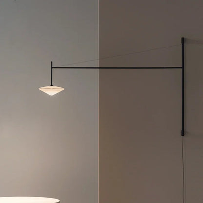 DecorBites™ Black Iron LED Long Wall Lamp for Living Room, Bedroom, Corridor - Nordic Style