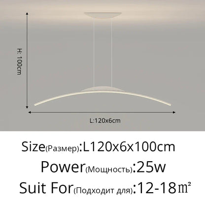 DecorBites™ LED Pendant Lamp - Minimalist Hanging Light for Dining Room & Home Decor