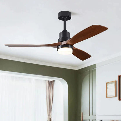 DecorBites™ 42/52" DC Ceiling Fan with 3 ABS Blades, 35W Motor, 18W LED Light, Remote Control