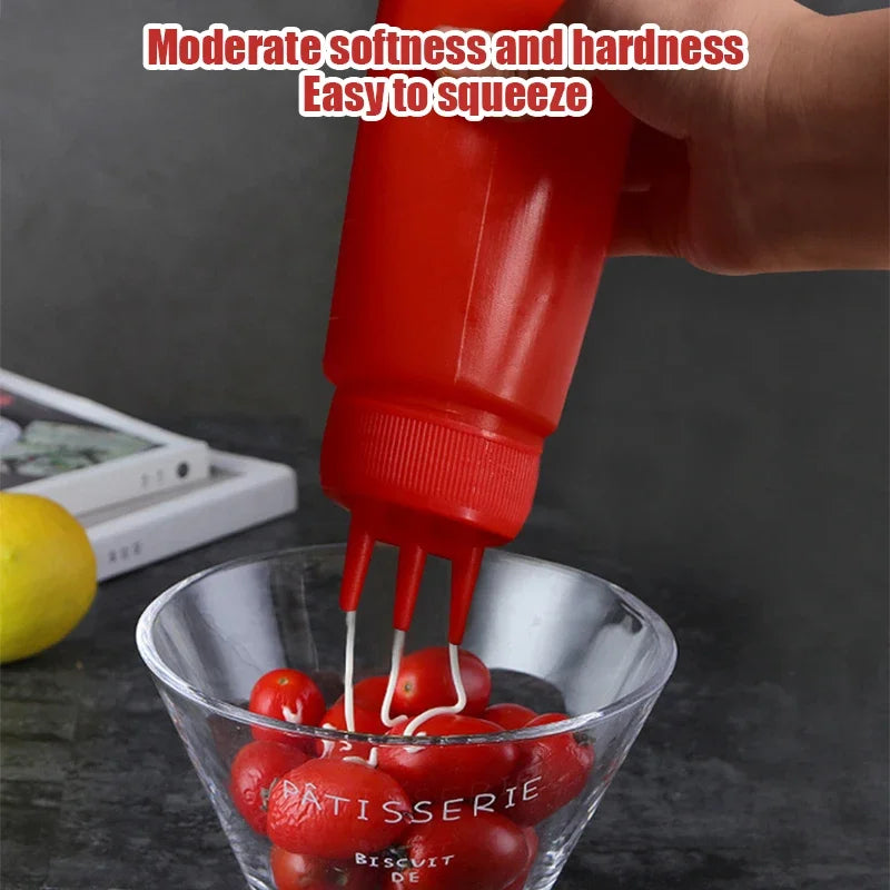 DecorBites™ 3-Hole Squeeze Bottle Condiment Dispenser