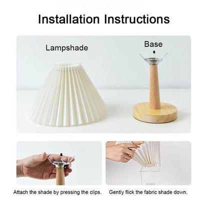 DecorBites™ LED Retro Table Lamp USB Plug Desk Night Light for Interior Lighting