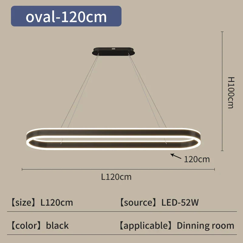 DecorBites™ Large Chandelier: Nordic Loft Staircase Pendant Light