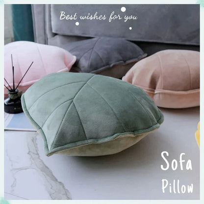 DecorBites™ 3D Leaf Shaped Throw Pillows for Living Room Sofa Couch Decor