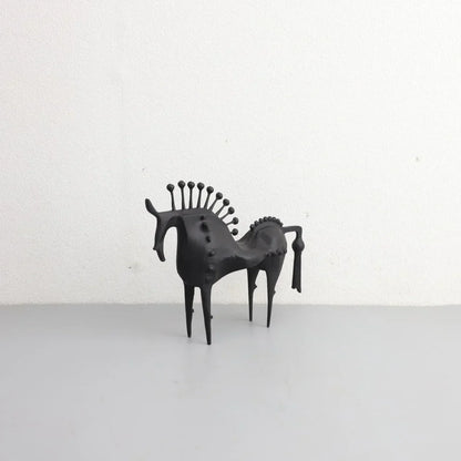 DecorBites™ Abstract Horse Metal Sculpture Decorative Figurine - Home Decoration Accessory