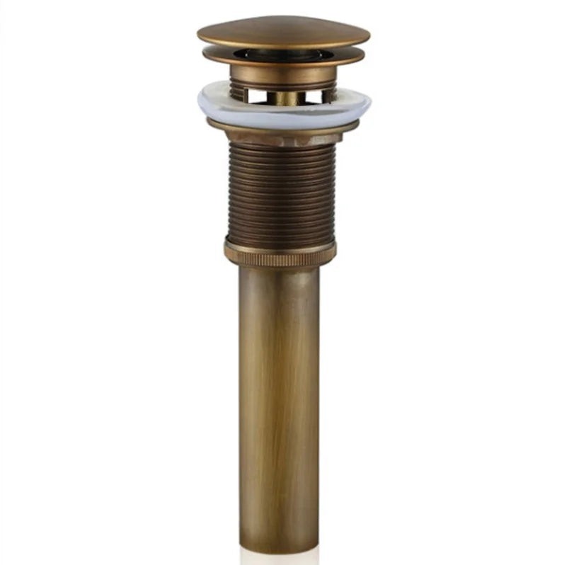 DecorBites™ Antique Brass Vessel Sink Drain - Bathroom Accessory
