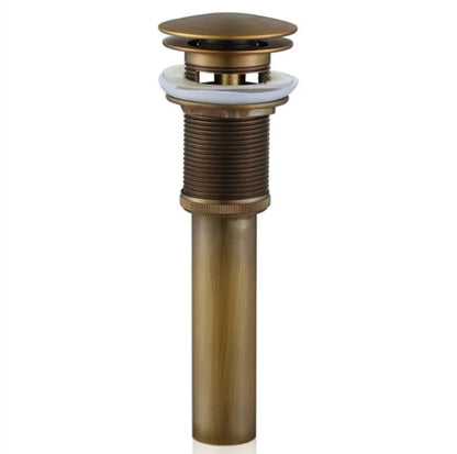 DecorBites™ Antique Brass Vessel Sink Drain - Bathroom Accessory