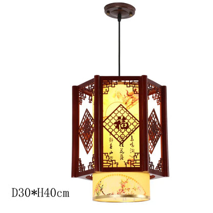 DecorBites™ Antique Wood Pendant Lights for Dining Room, LED Living Room Decor Lighting Fixtures