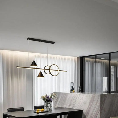 DecorBites™ Black Nordic Designer Dining Pendant Lamp: Stylish Lighting for Home Decor