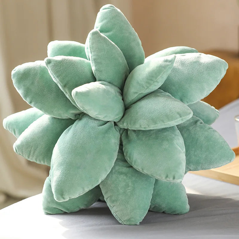 DecorBites™ 3D Succulent Cactus Pillow Plush Cushion for Living Room Decor