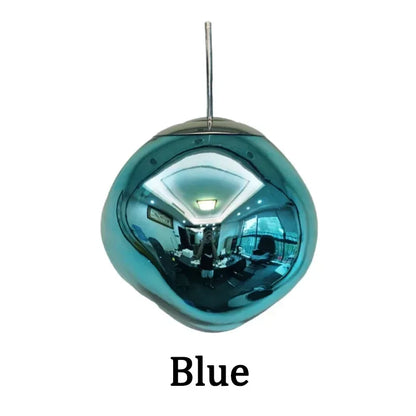 DecorBites™ Nordic Lava Glass Chandelier - Minimalist Bedroom Dining Room Pendant Lamp