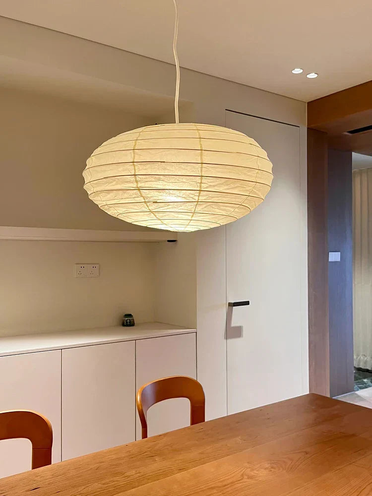 DecorBites™ Akari Noguchi Rice Paper Pendant Lights for Bedroom Tea/Living Room