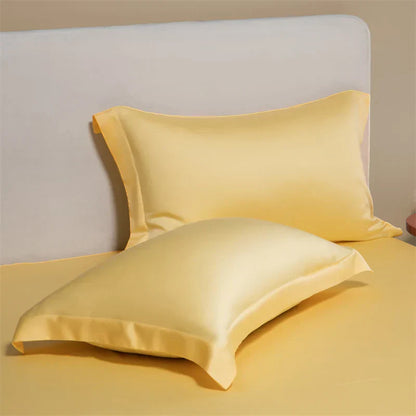 DecorBites™ Egyptian Cotton Pillowcase Set - Solid Color Pillow Shams Covers