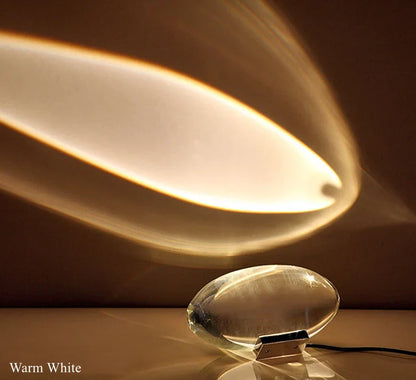 DecorBites™ Crystal LED Table Lamp: Elegant Night Light for Living & Bedroom Decor