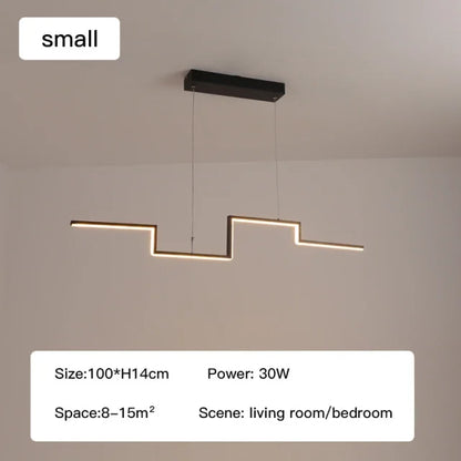 DecorBites™ LED Ceiling Chandelier Dimmable for Dining Room Kitchen Bar Pendant Lamp