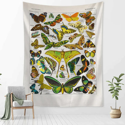 DecorBites™ Cactus & Mushroom Girl Tapestry - Hippie Boho Psychedelic Wall Art Decor