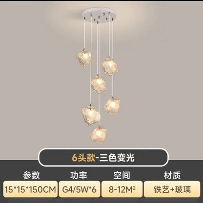 DecorBites™ Cube Chandelier Pendant Lights for Restaurant Loft Stairwell Bedroom Art Décor