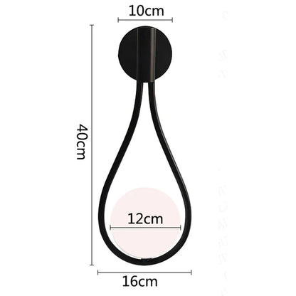 DecorBites™ Glass Ball Pendant Lamps for Home Kitchen Bar Decor & Wall Sconce