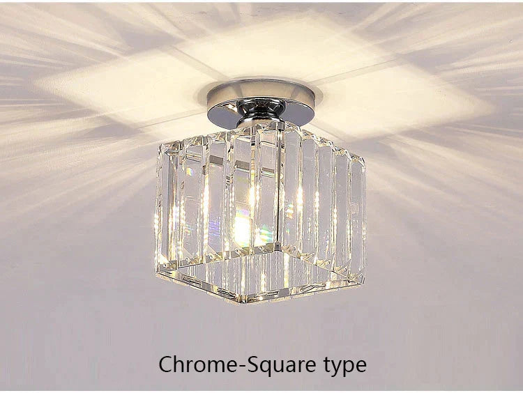 DecorBites™ Crystal LED Chandelier for Aisle, Hallway, and Living Spaces
