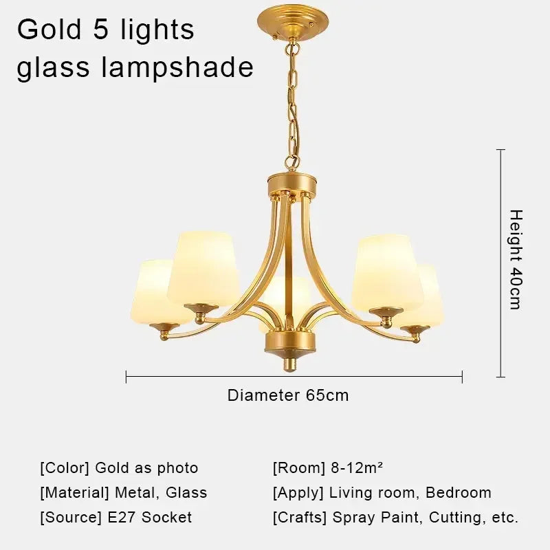 DecorBites™ Crystal Chandelier Ceiling Lights for Modern Living Spaces