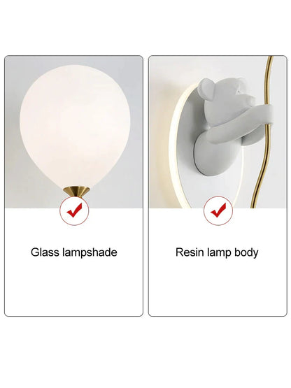 DecorBites™ Bear Artistic Kids Room Wall Lamp