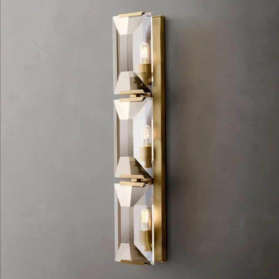 DecorBites™ Crystal LED Wall Sconces - Retro Style Bedroom Living Room Wall Lamp