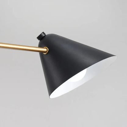 DecorBites™ Cone Shade Chandelier: Minimalist Nordic Design for Living and Dining Rooms