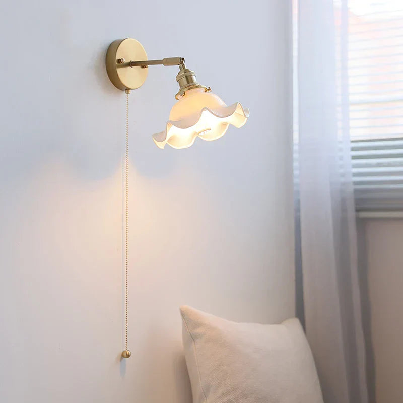 DecorBites™ Ceramic LED Wall Light for Home Indoor Decor Bedroom Bathroom Mirror