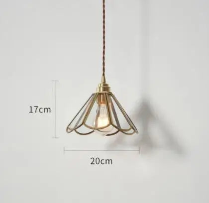 DecorBites™ Blue Glass Pendant Lights for Bedroom Dinning Living Room