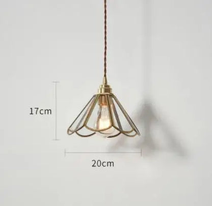 DecorBites™ Blue Glass Pendant Lights - Bedroom Dinning Living Room Fixtures