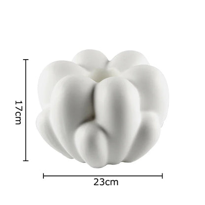DecorBites™ Creative Petal Vase: Table Decor & Artificial Flowers Arrangement
