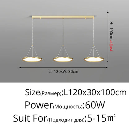 DecorBites™ LED Chandelier Lights for Modern Indoor Living Room, Bedroom & Dining Room