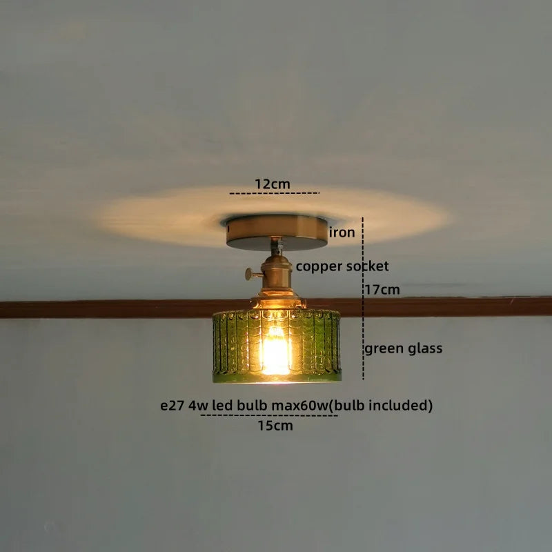 DecorBites™ LED Glass Ceiling Lamp Modern Indoor Lighting Fixture