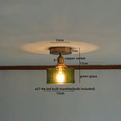 DecorBites™ LED Glass Ceiling Lamp Modern Indoor Lighting Fixture