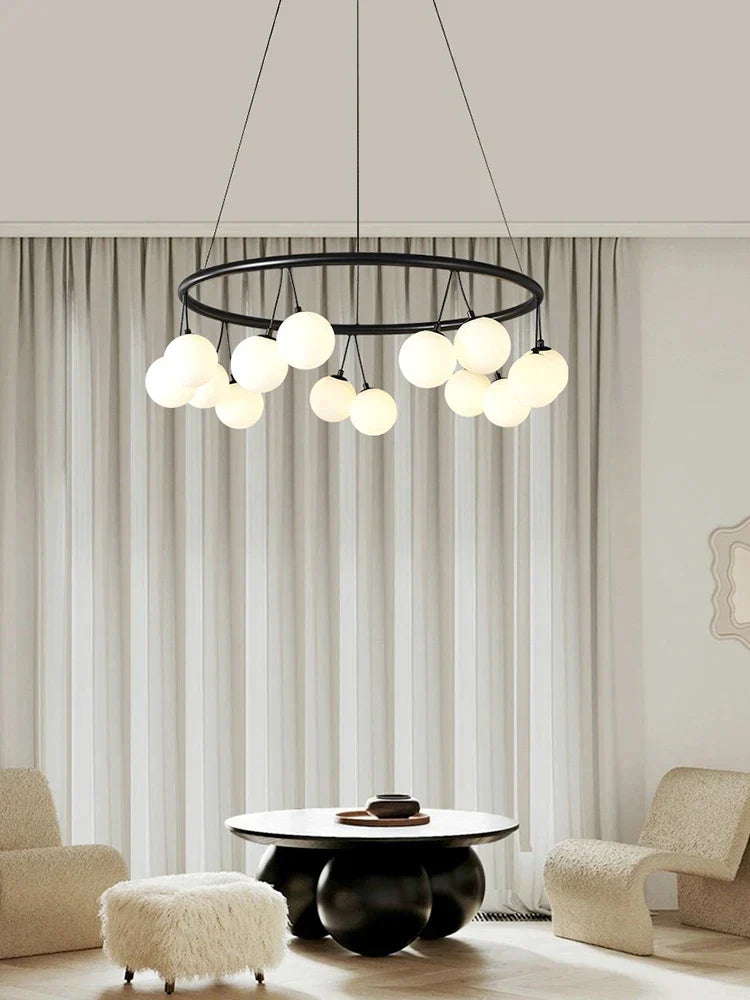 DecorBites™ Glass Art Chandelier for Living Room, Children's Room, Bedroom, Dining Room