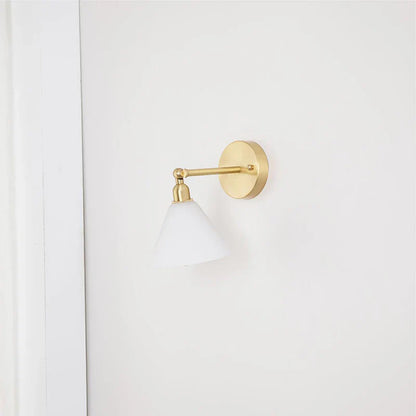 DecorBites™ Clear Glass LED Wall Lights with Pull Chain Switch.