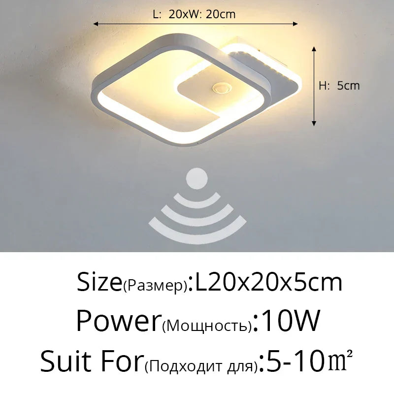 DecorBites™ LED Chandelier Lights with PIR Motion Sensor for Indoor Lighting