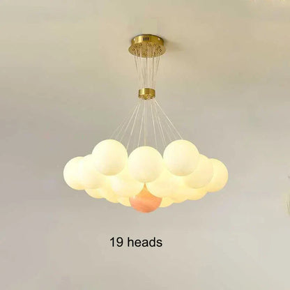 DecorBites™ LED Lunar Ball Ceiling Chandeliers for Home Decor in Living Room and Bedroom