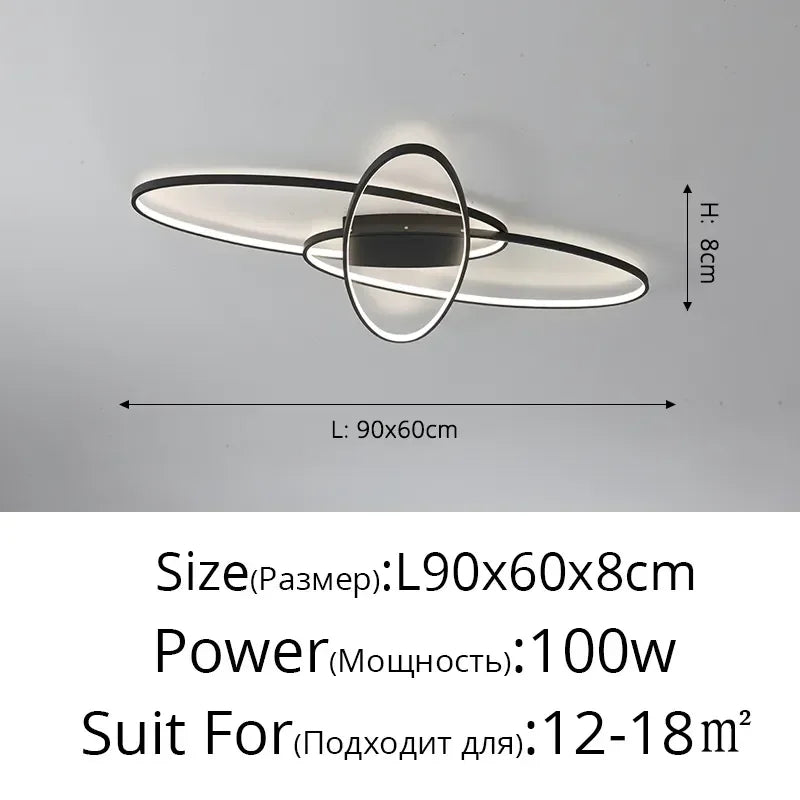 DecorBites™ Elegant Ceiling Chandeliers, Dimmable with Remote Control