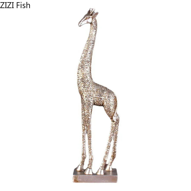 DecorBites™ Giraffe Resin Statue Ornament Desk Decoration Room Aesthetic Decor