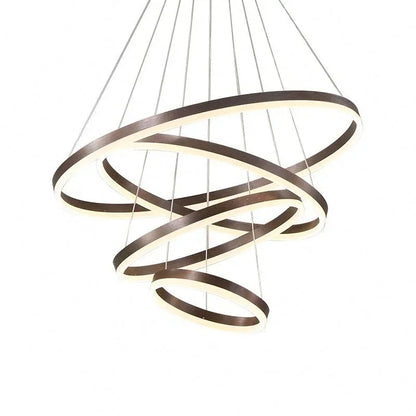 DecorBites™ LED Rings Ceiling Chandelier for Modern Home Decoration