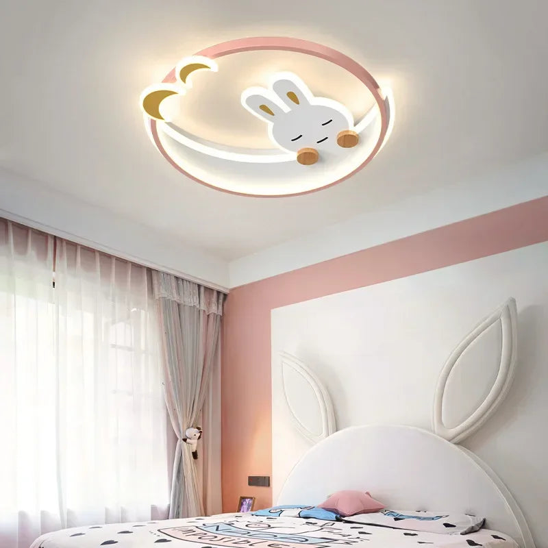 DecorBites™ Kids LED Chandelier: Children's Bedroom Ceiling Lamp for Study and Attic Lighting