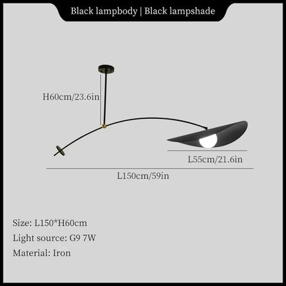 DecorBites™ LED Pendant Lights for Home Decor, Modern Minimalist Hanging Light Fixture