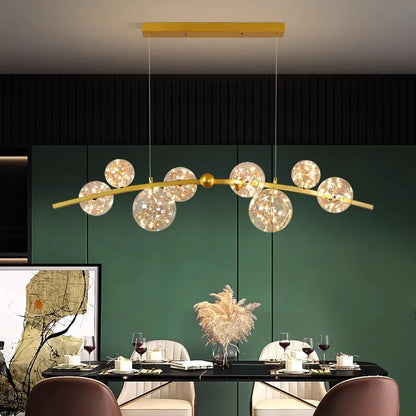 DecorBites™ LED Pendant Light Chandeliers for Modern Home Decor - Indoor Living Room & Dining Room Lighting